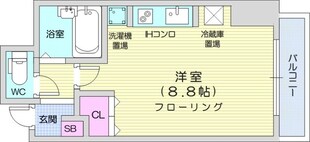 西１１丁目駅 徒歩5分 6階の物件間取画像